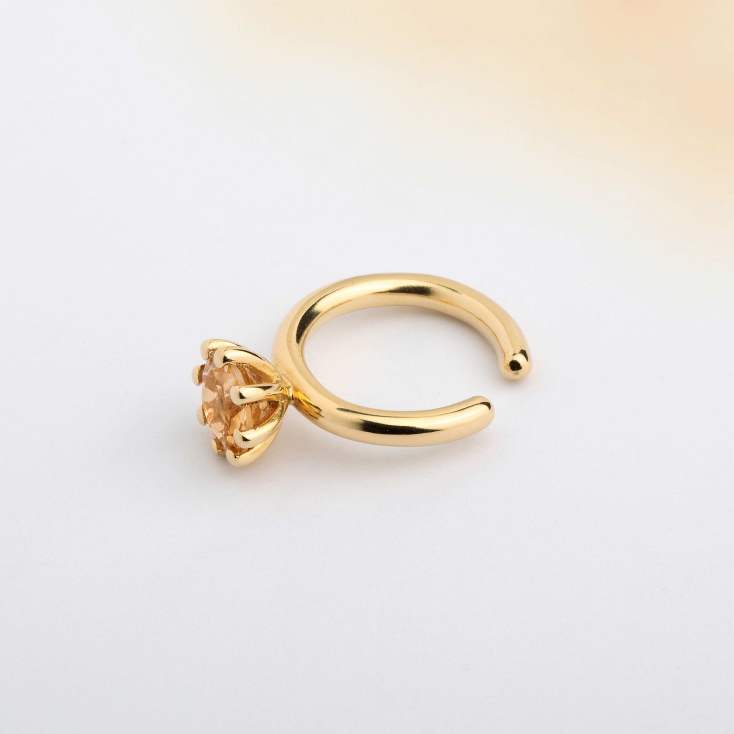 Yellow Ear Cuff "Engagement"