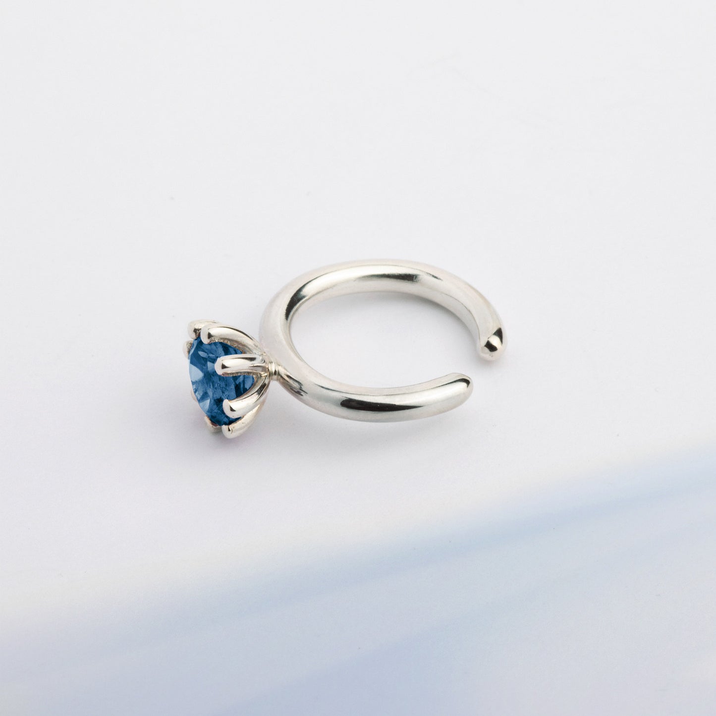 Blue Ear Cuff "Engagement"