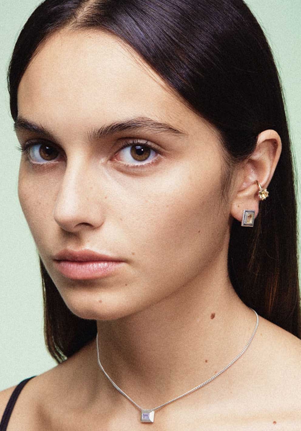 Yellow Ear Cuff "Unattached"