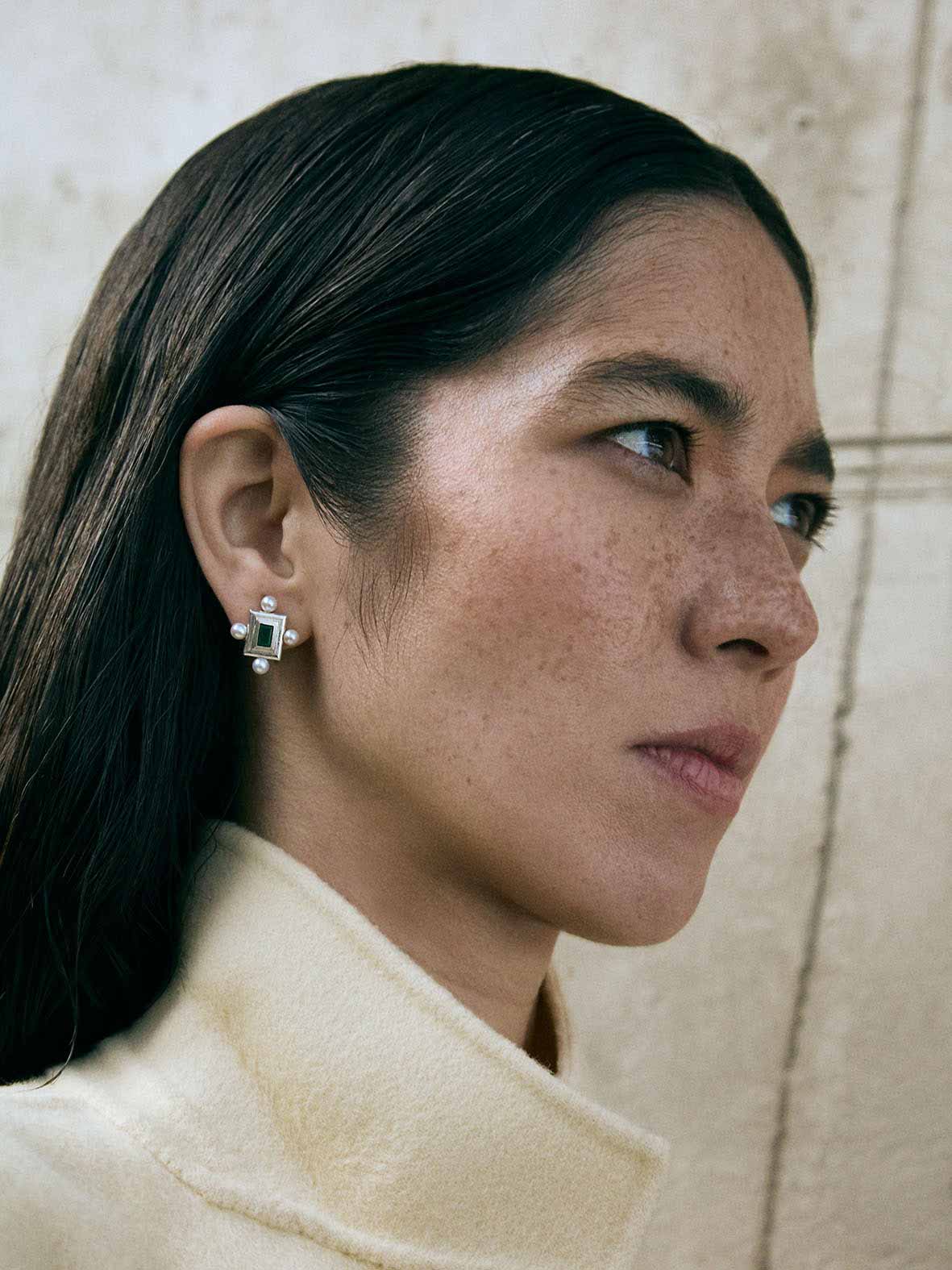 Earrings "Ancient System II"
