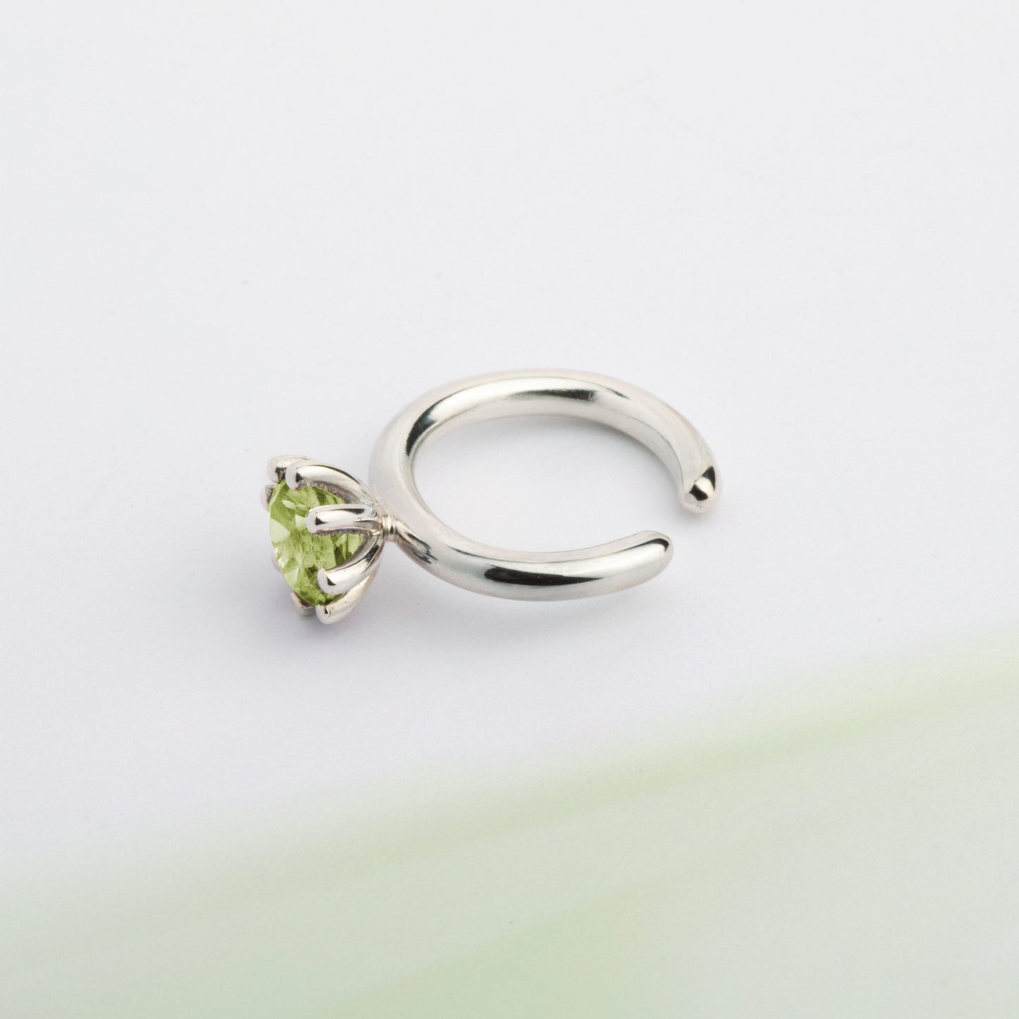 Green Ear Cuff "Marry Me"