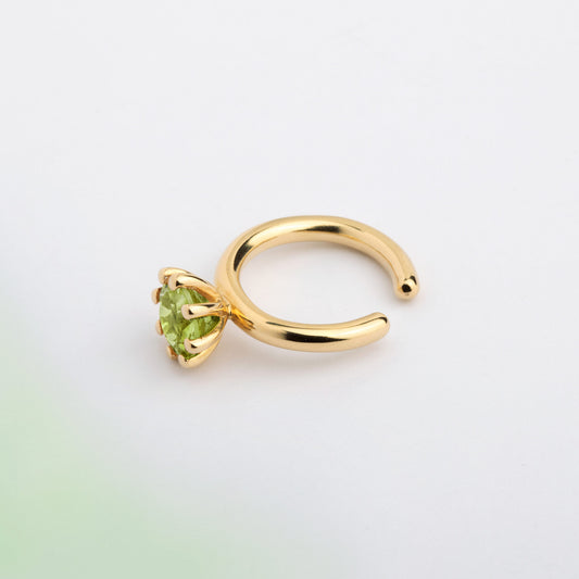 Green Ear Cuff "Marry Me"