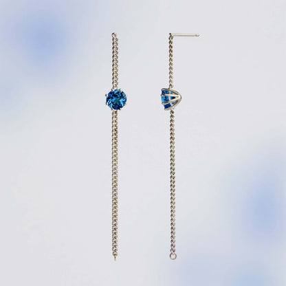 Earrings "Floating Stones"