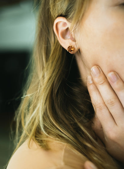 Orange Earrings "Relaxation"