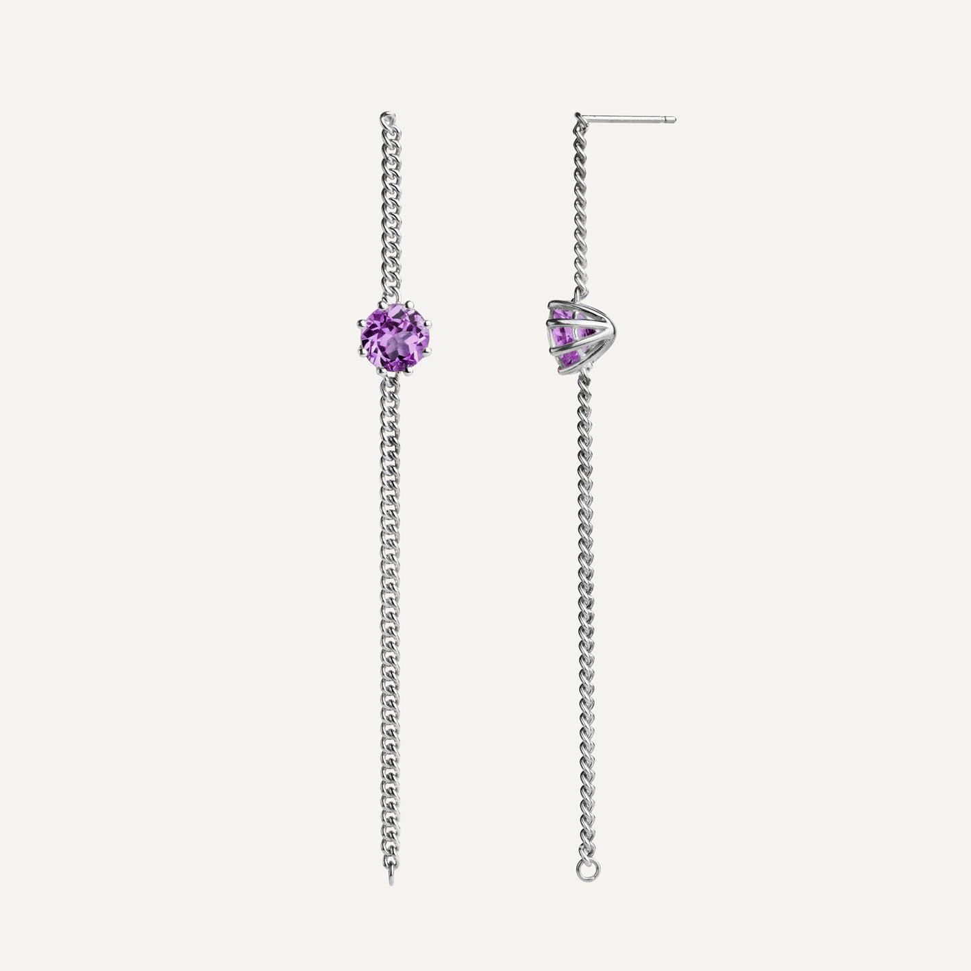 Earrings "Floating Stones"