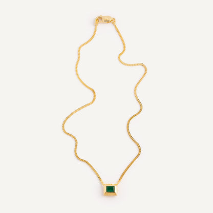 Blue & Green Necklace "2 Sides"