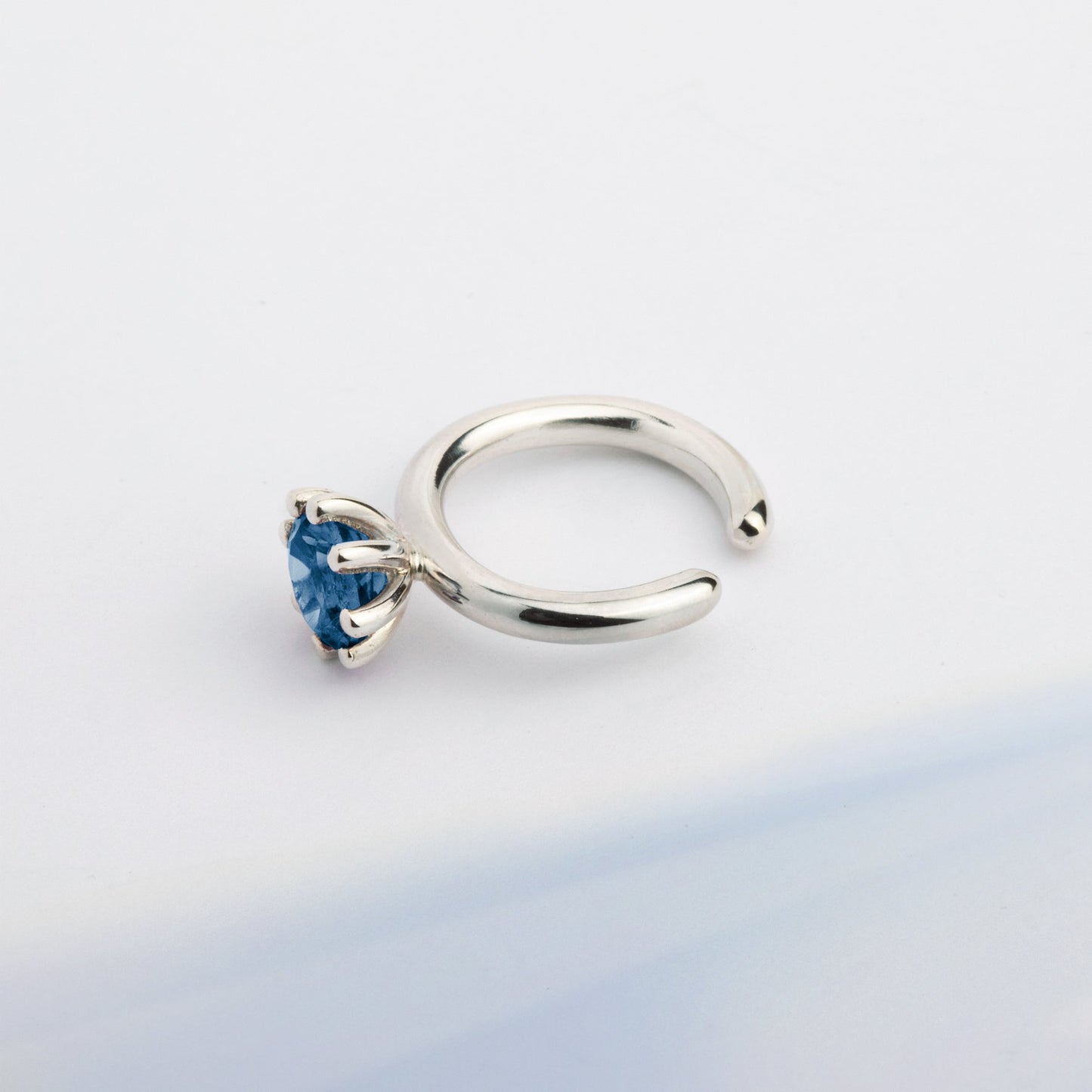 Blue Ear Cuff "Marry Me"