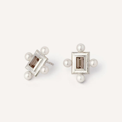 Brown Earrings Structure